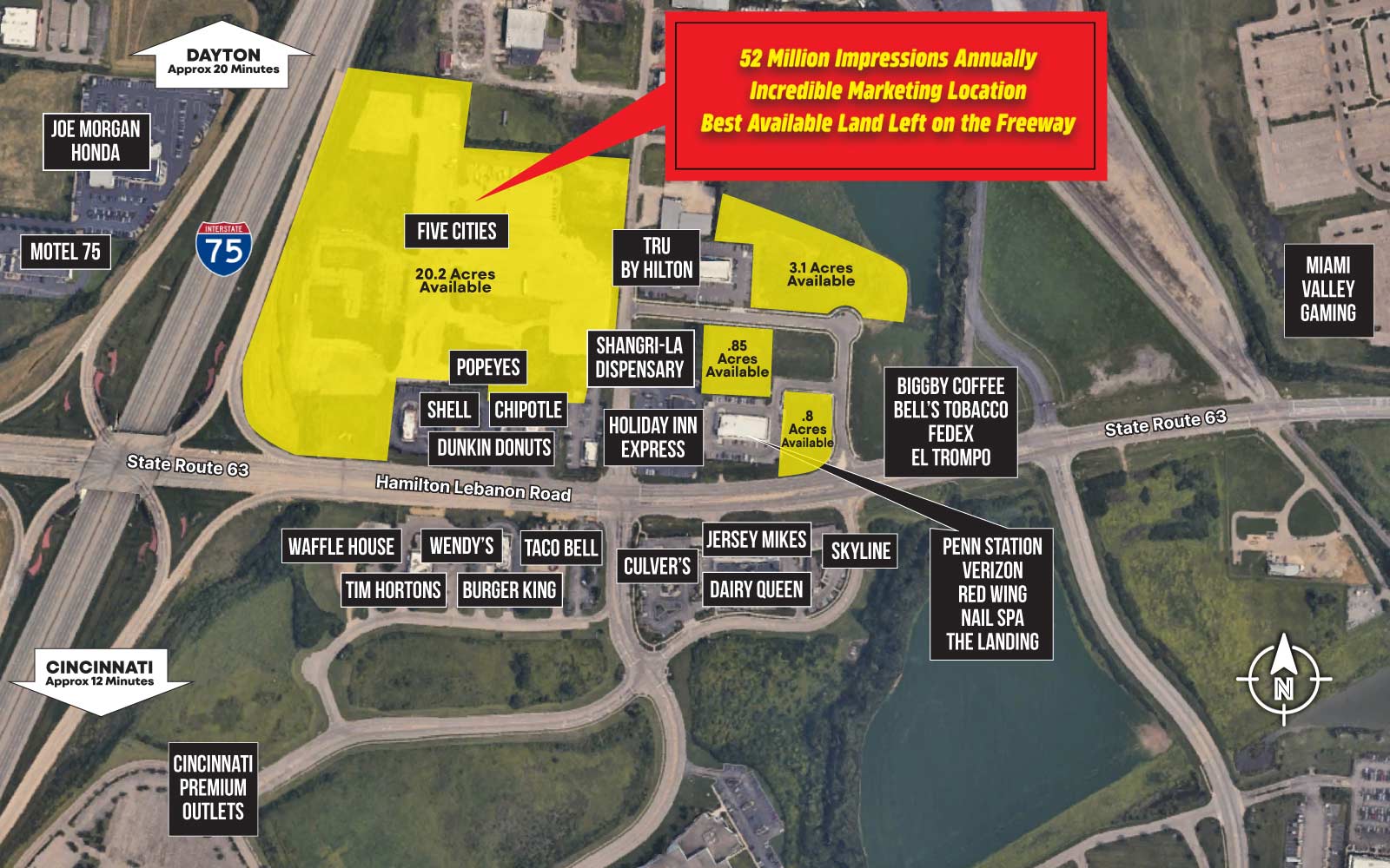 Stolz Industrial Park area map