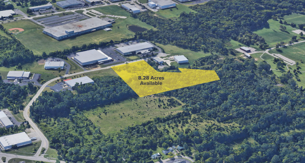Aerial map of Stolz Industrial Park